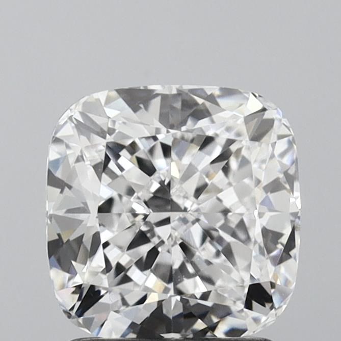 1.84 Carat Cushion Lab Diamond with  Cut Diamond in 14KT  view 1
