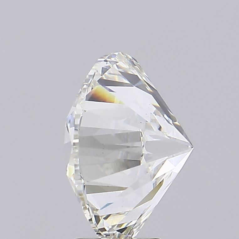 7.7 Carat Round Lab Diamond with  Cut Diamond in 14KT  view 1
