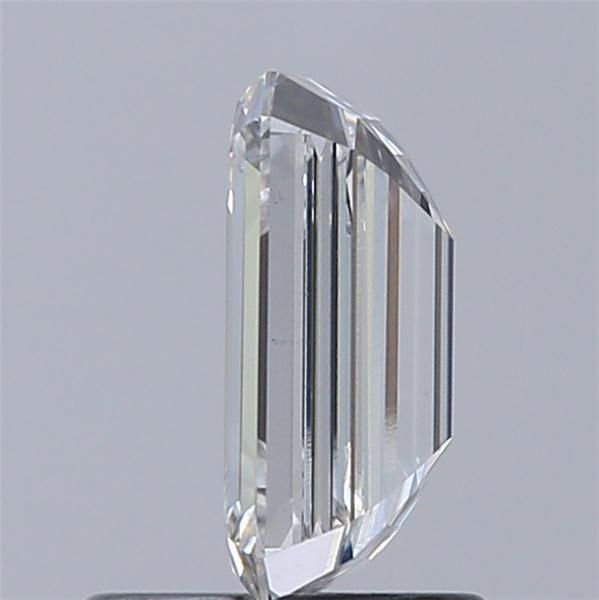 1.01 Carat Emerald Lab Diamond with  Cut Diamond in 14KT  view 1
