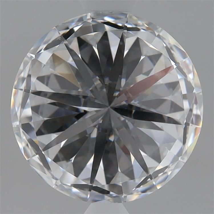 2.64 Carat Round Lab Diamond with  Cut Diamond in 14KT  view 1
