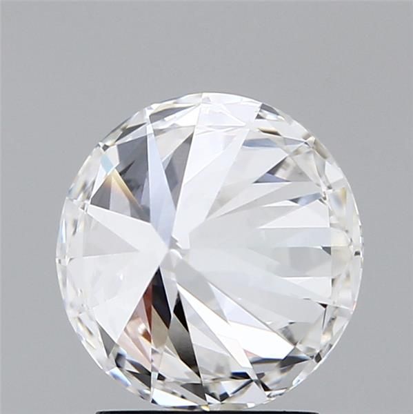 2.23 Carat Round Lab Diamond with  Cut Diamond in 14KT  view 1
