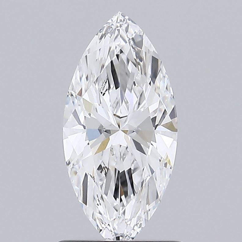 1.01 Carat Marquise Lab Diamond with  Cut Diamond in 14KT  view 1
