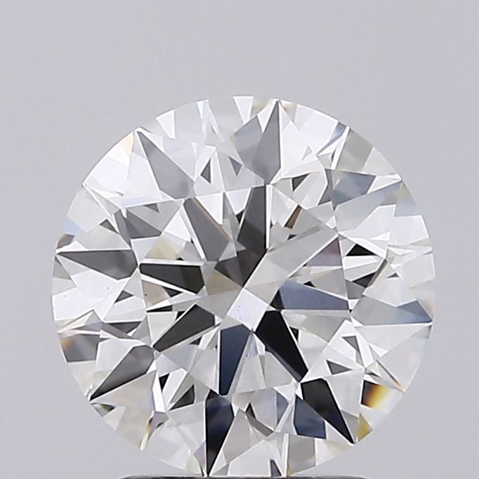 2.26 Carat Round Lab Diamond with  Cut Diamond in 14KT  view 1
