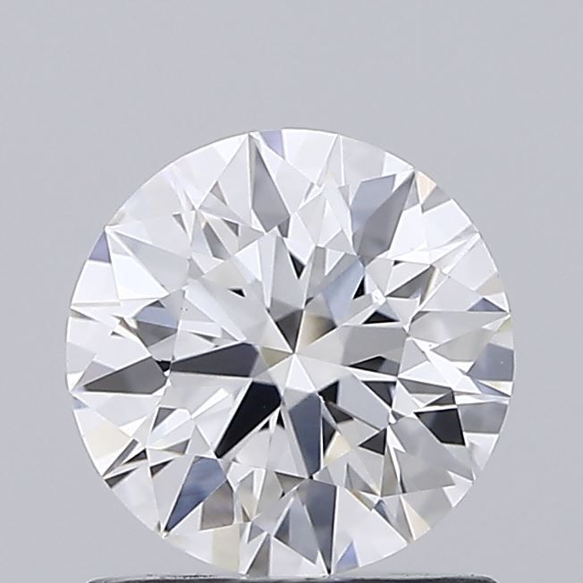 1.01 Carat Round Lab Diamond with  Cut Diamond in 14KT  view 1
