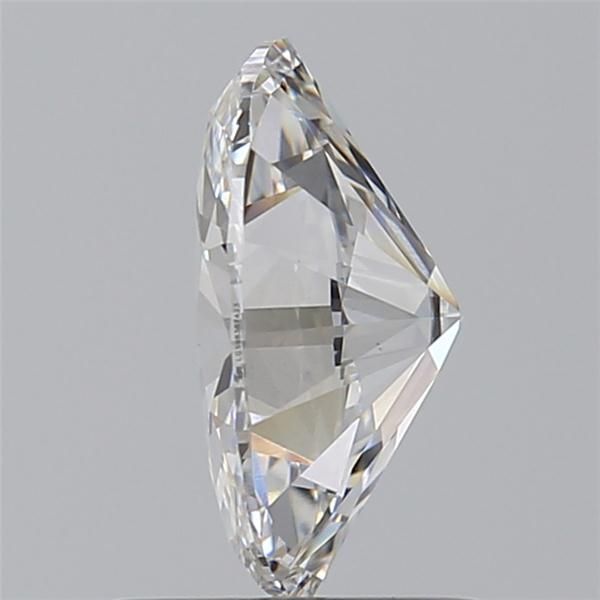 1.08 Carat Oval Lab Diamond with  Cut Diamond in 14KT  view 1
