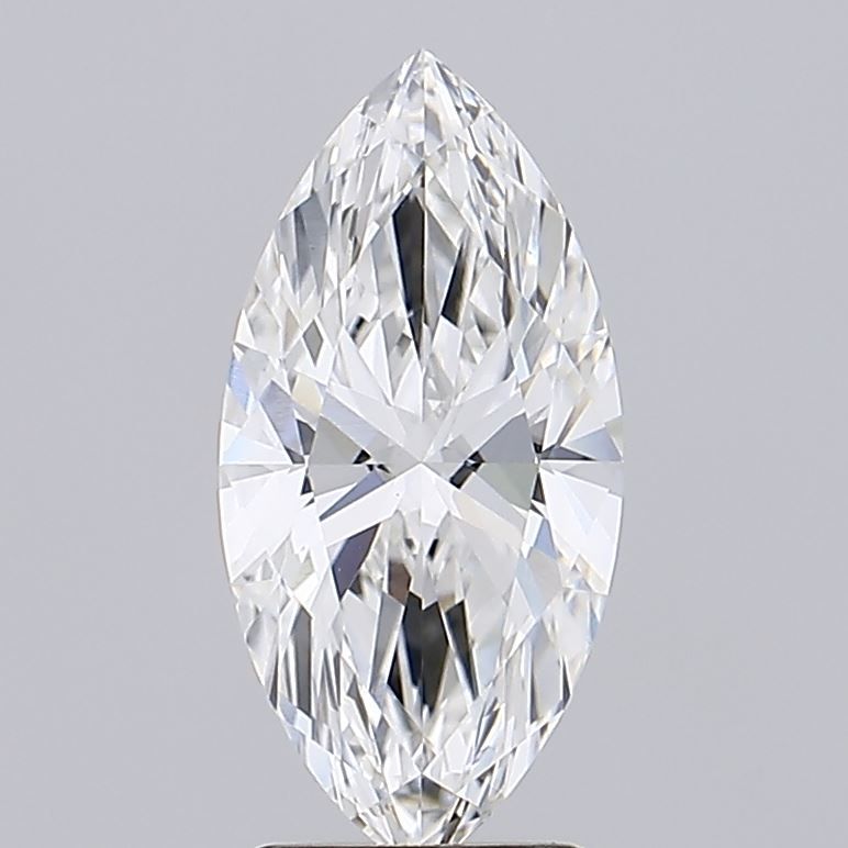 1.81 Carat Marquise Lab Diamond with  Cut Diamond in 14KT  view 1

