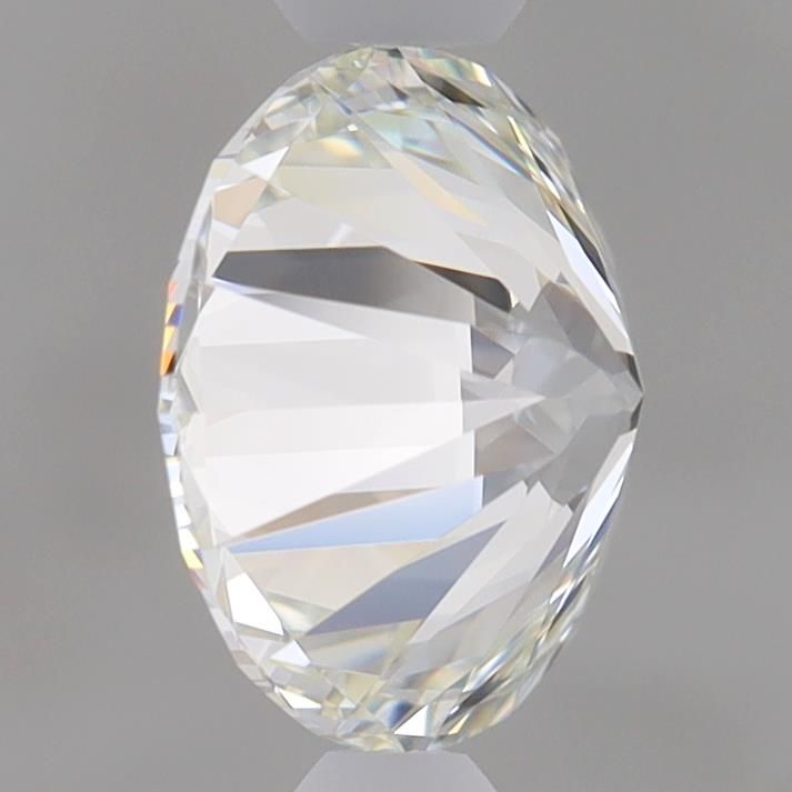 1.76 Carat Round Lab Diamond & 1.76 Carat Round Lab Diamond with  Cut Diamond in 14KT  view 1
