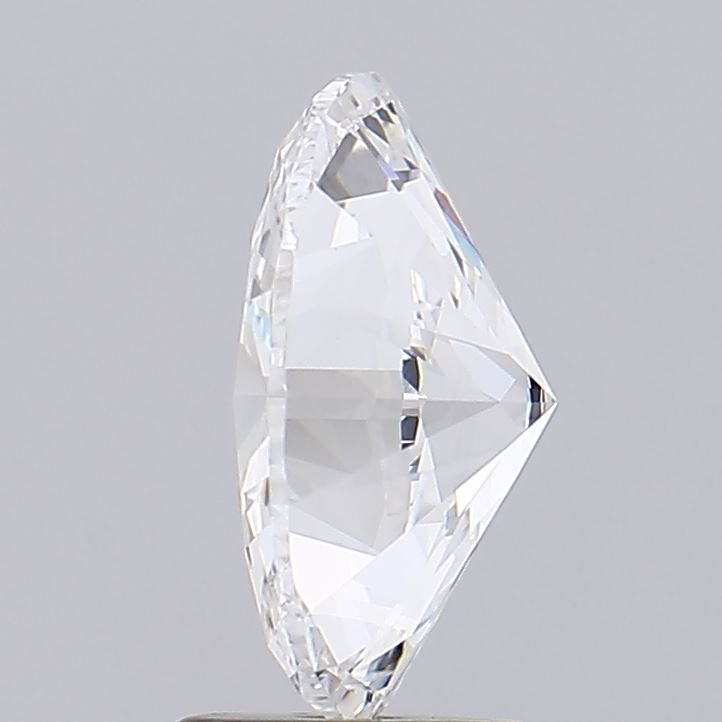 2.25 Carat Oval Lab Diamond with  Cut Diamond in 14KT  view 1
