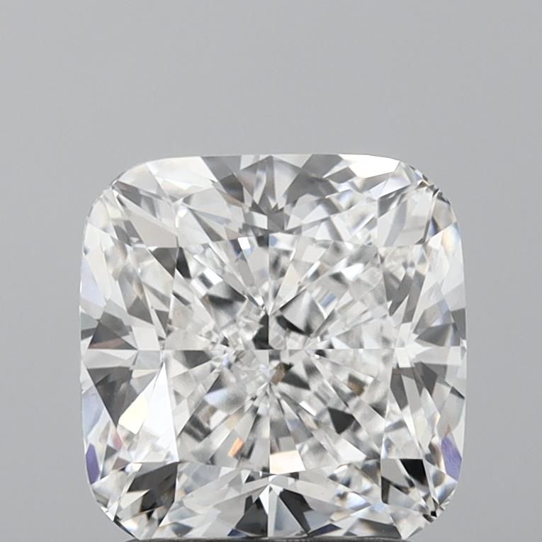 2.27 Carat Cushion Lab Diamond with  Cut Diamond in 14KT  view 1
