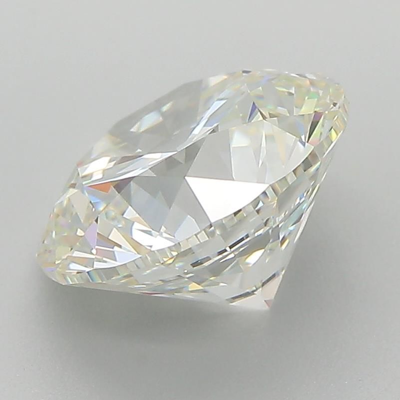 3.53 Carat Round Lab Diamond with  Cut Diamond in 14KT  view 1
