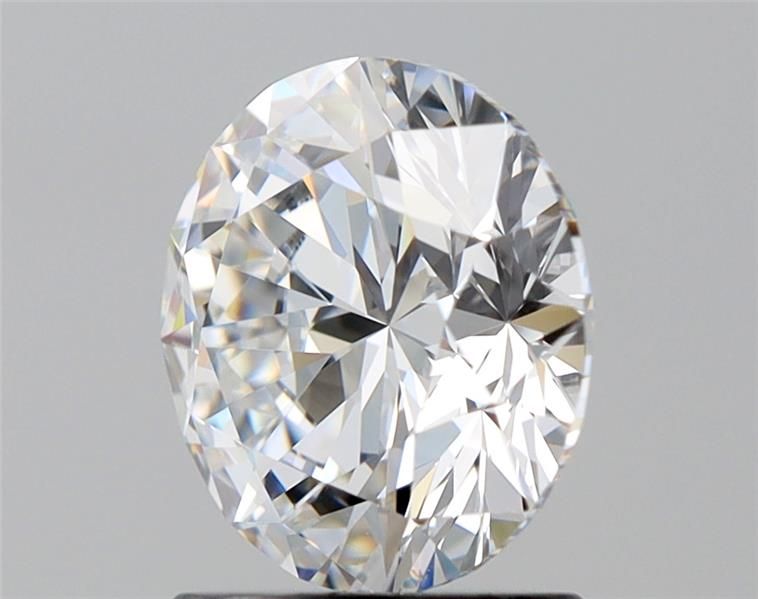 1.35 Carat Round Lab Diamond with  Cut Diamond in 14KT  view 1
