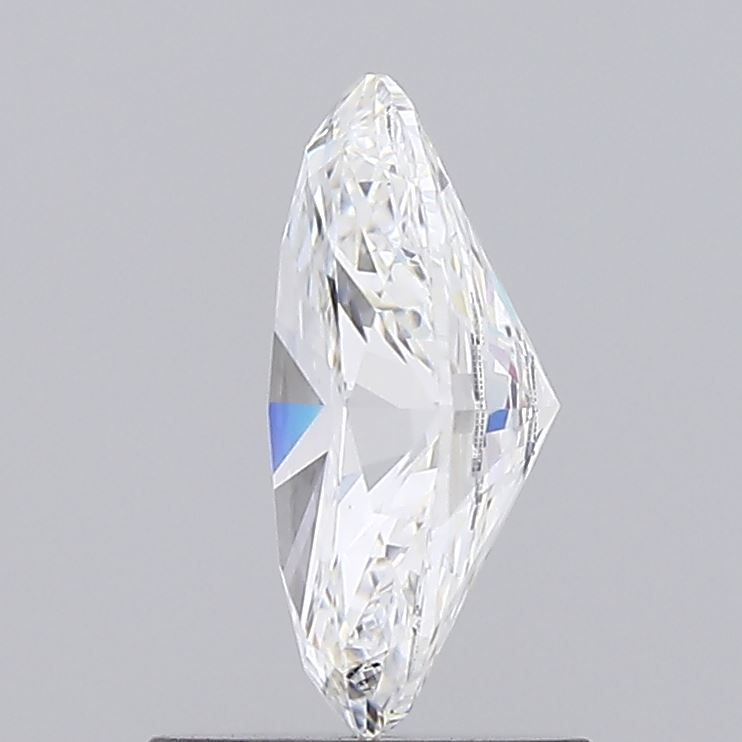 1.06 Carat Oval Lab Diamond with  Cut Diamond in 14KT  view 1
