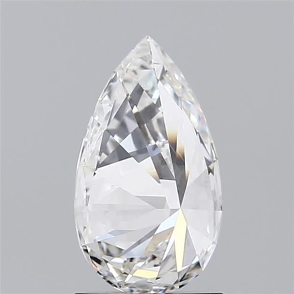1.09 Carat Pear Lab Diamond with  Cut Diamond in 14KT  view 1
