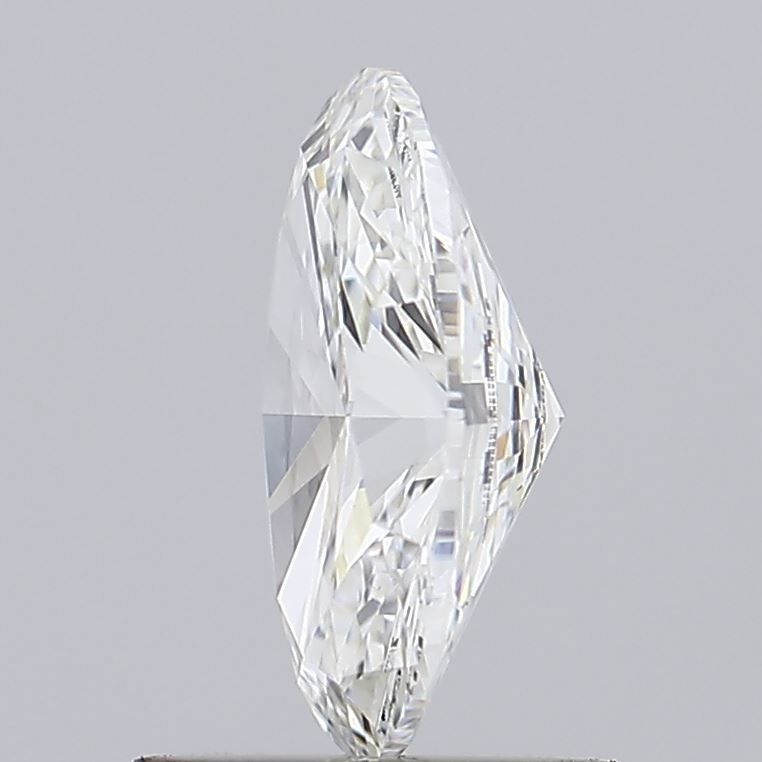 1.0 Carat Oval Lab Diamond with  Cut Diamond in 14KT  view 1
