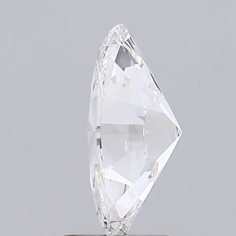 1.81 Carat Oval Lab Diamond with  Cut Diamond in 14KT  view 1
