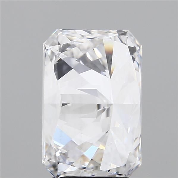 4.03 Carat Radiant Lab Diamond with  Cut Diamond in 14KT  view 1
