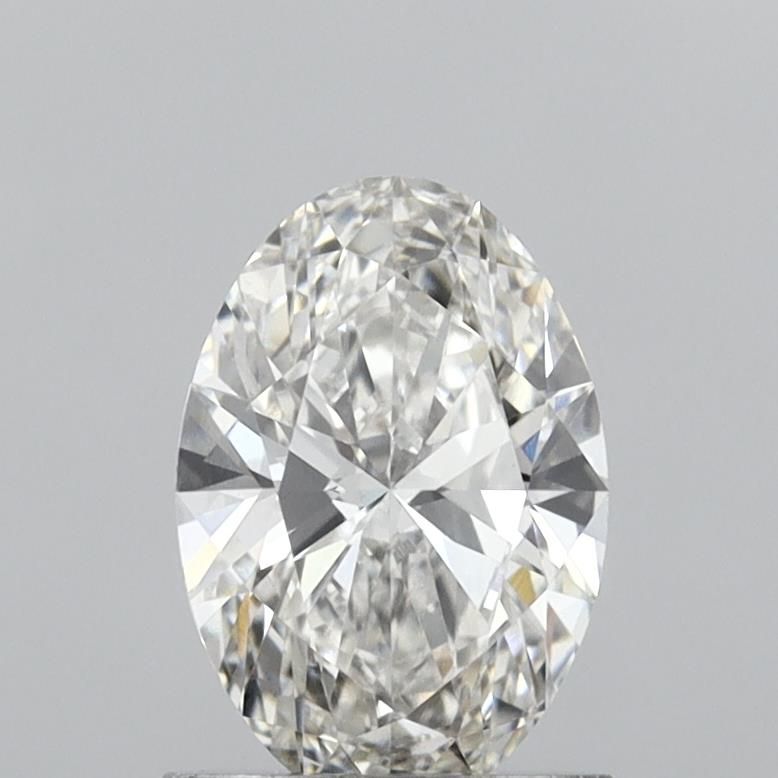 1.01 Carat Oval Lab Diamond with  Cut Diamond in 14KT  view 1
