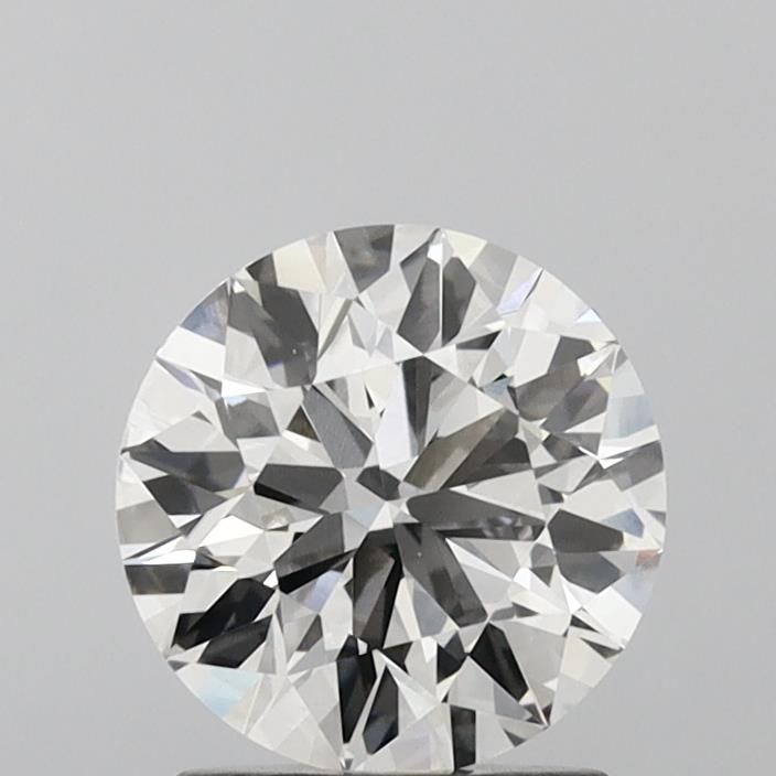2.04 Carat Round Lab Diamond with  Cut Diamond in 14KT  view 1
