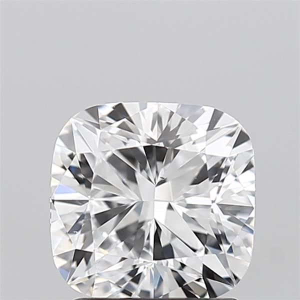 1.51 Carat Cushion Lab Diamond with  Cut Diamond in 14KT  view 1
