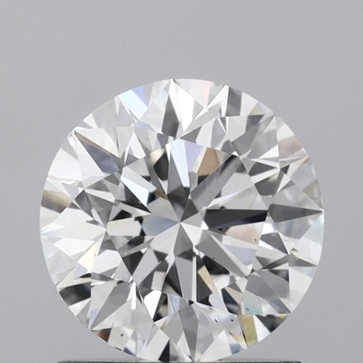 1.21 Carat Round Lab Diamond with  Cut Diamond in 14KT  view 1
