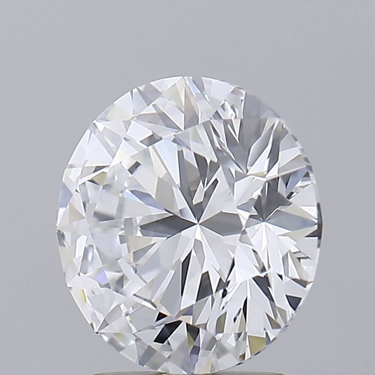 2.52 Carat Round Lab Diamond with  Cut Diamond in 14KT  view 1
