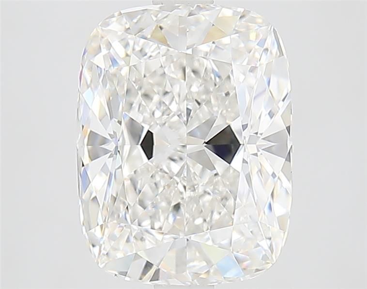 3.1 Carat Cushion lab Diamond with  Cut Diamond in 14KT  view 1
