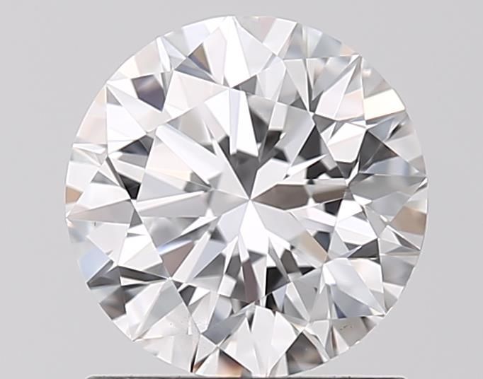 1.17 Carat Round Lab Diamond with  Cut Diamond in 14KT  view 1
