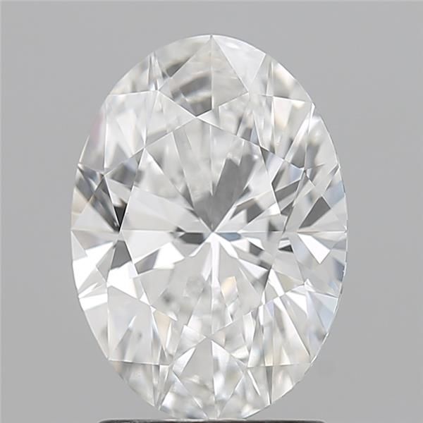 2.01 Carat Oval Lab Diamond with  Cut Diamond in 14KT  view 1
