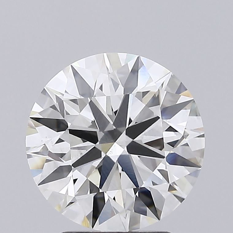 2.52 Carat Round Lab Diamond with  Cut Diamond in 14KT  view 1
