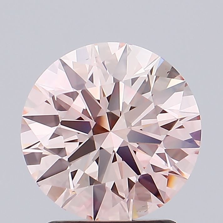 2.01 Carat Round Lab Diamond with  Cut Diamond in 14KT  view 1
