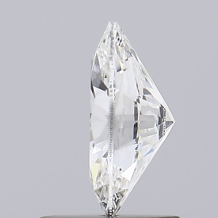 1.02 Carat Oval Lab Diamond with  Cut Diamond in 14KT  view 1
