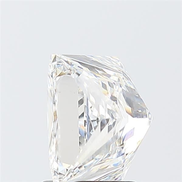 3.01 Carat Princess Lab Diamond with  Cut Diamond in 14KT  view 1
