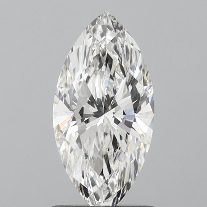 1.04 Carat Marquise Lab Diamond with  Cut Diamond in 14KT  view 1
