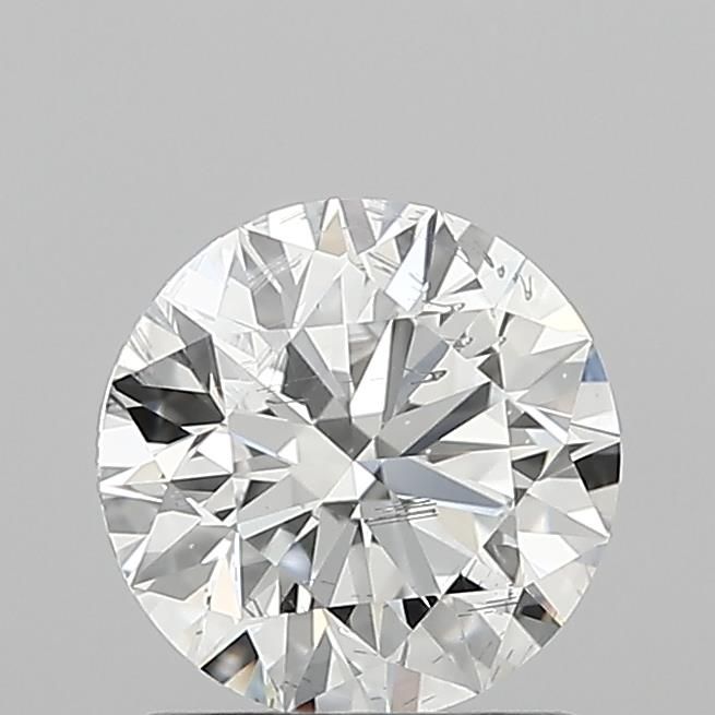 1.08 Carat Round Lab Diamond with  Cut Diamond in 14KT  view 1
