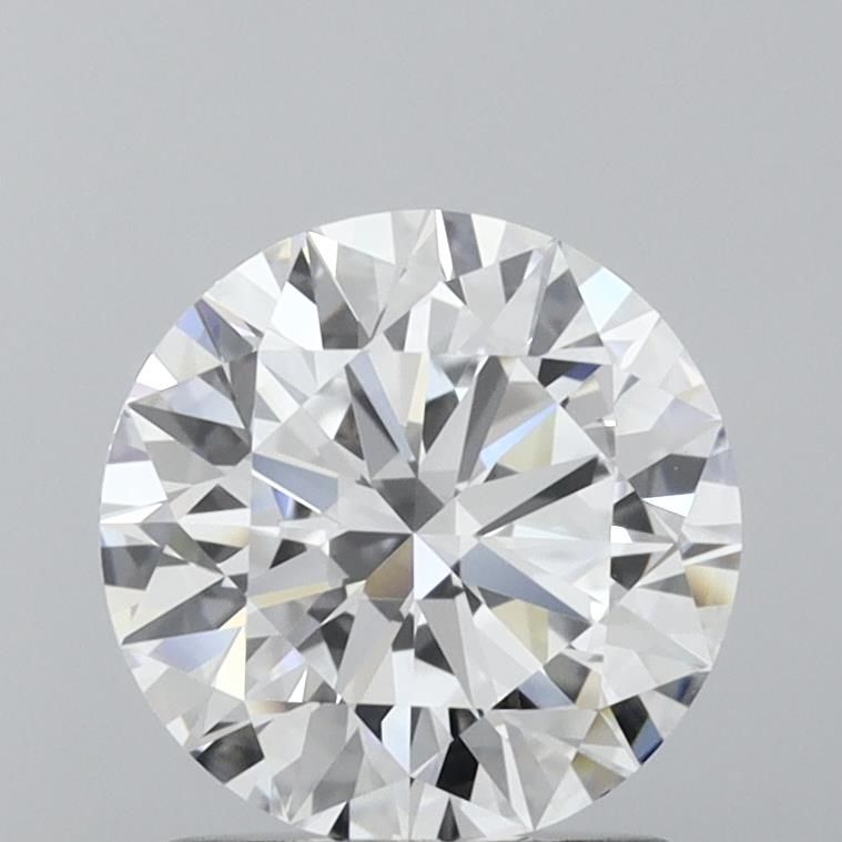 1.5 Carat Round Lab Diamond with  Cut Diamond in 14KT  view 1
