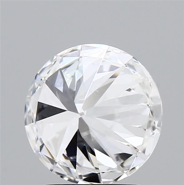 2.33 Carat Round Lab Diamond with  Cut Diamond in 14KT  view 1
