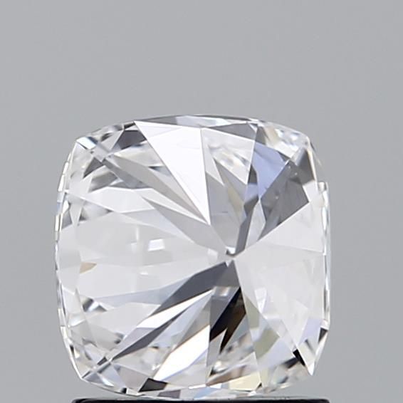 1.4 Carat Cushion Lab Diamond with  Cut Diamond in 14KT  view 1
