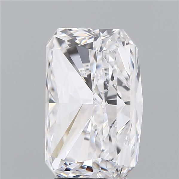 5.51 Carat Radiant Lab Diamond with  Cut Diamond in 14KT  view 1
