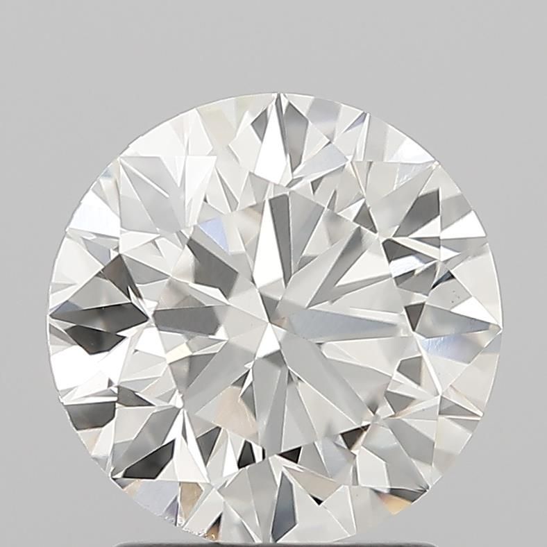 1.86 Carat Round Lab Diamond with  Cut Diamond in 14KT  view 1
