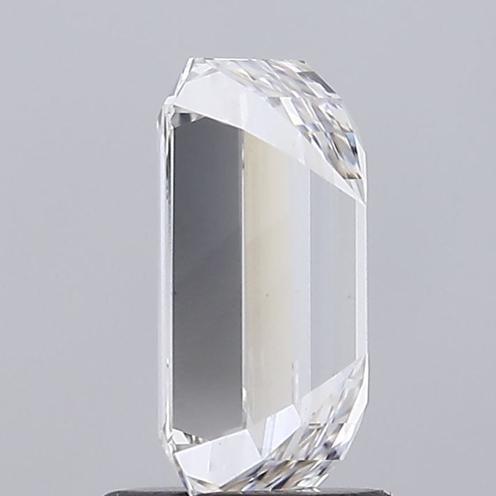 2.0 Carat Emerald Lab Diamond with  Cut Diamond in 14KT  view 1
