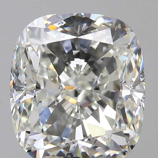 1.0 Carat Cushion Natural Diamond with  Cut Diamond in 14KT  view 1
