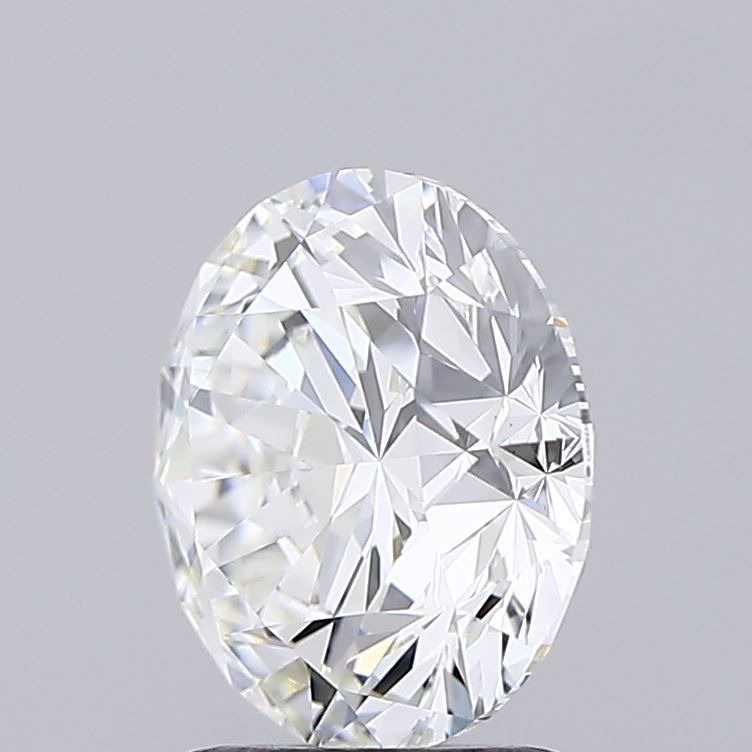 2.32 Carat Round Lab Diamond with  Cut Diamond in 14KT  view 1
