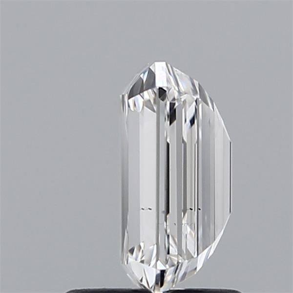 1.4 Carat Emerald Lab Diamond with  Cut Diamond in 14KT  view 1
