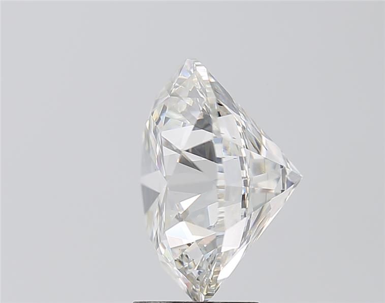 5.73 Carat Round Lab Diamond with  Cut Diamond in 14KT  view 1
