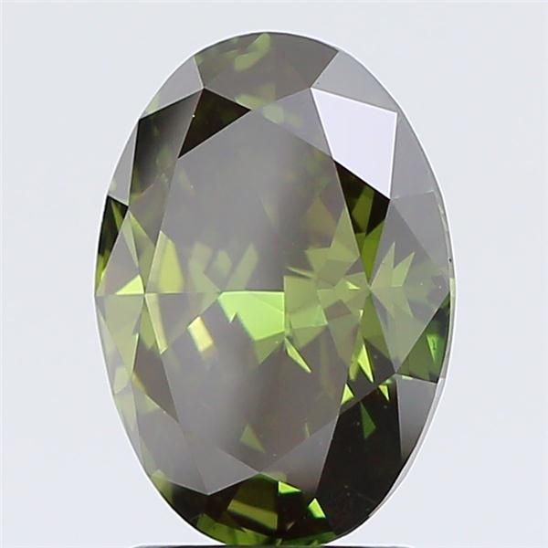 2.02 Carat Oval Lab Diamond with  Cut Diamond in 14KT  view 1
