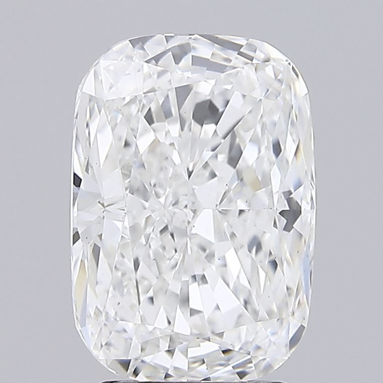 3.13 Carat Cushion Lab Diamond with  Cut Diamond in 14KT  view 1
