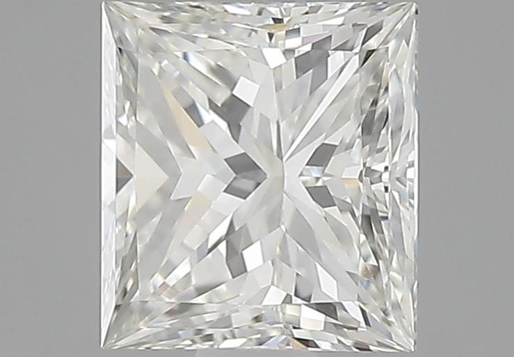 2.01 Carat Princess Natural Diamond with  Cut Diamond in 14KT  view 1
