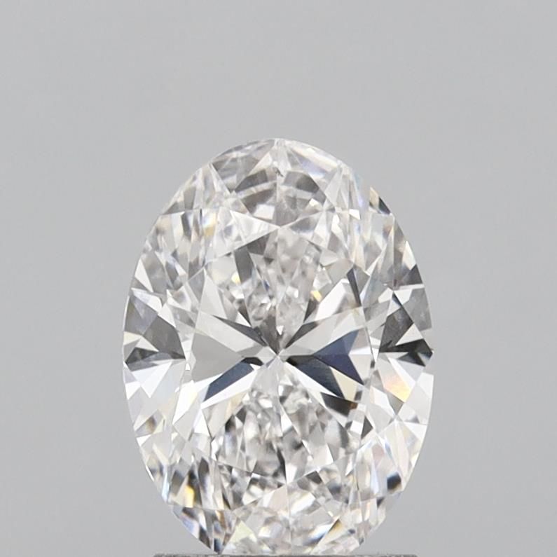 2.01 Carat Oval Lab Diamond with  Cut Diamond in 14KT  view 1
