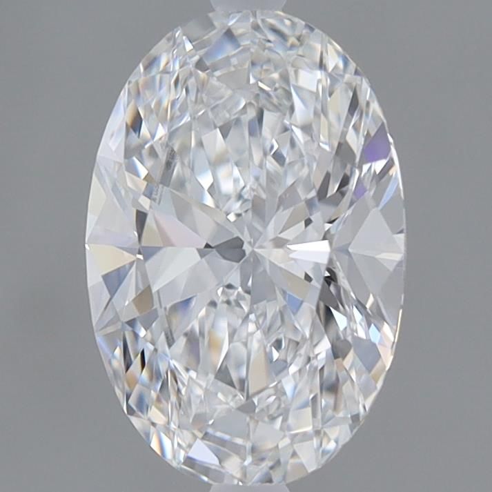 1.02 Carat Oval Lab Diamond with  Cut Diamond in 14KT  view 1
