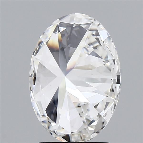 2.01 Carat Oval Lab Diamond with  Cut Diamond in 14KT  view 1
